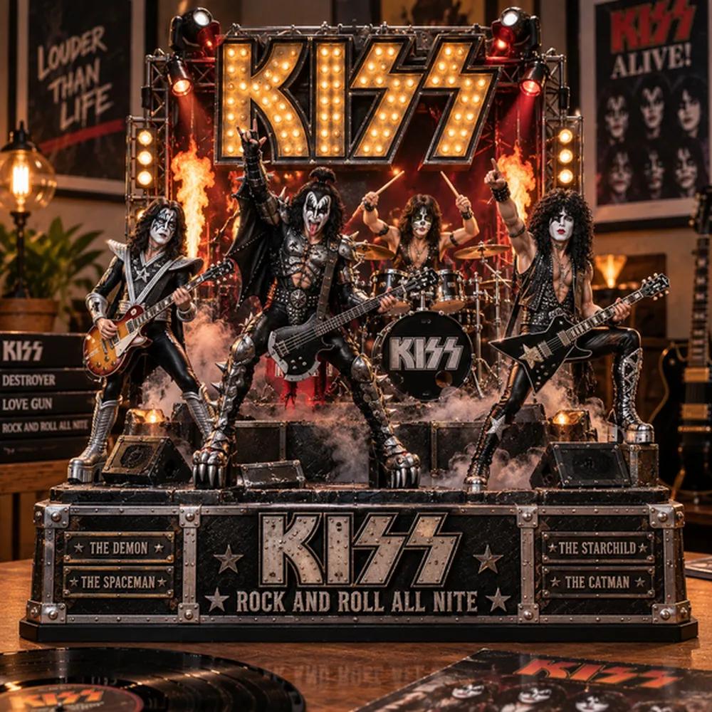 洋楽 A TRIBUTE TO KISS / ROCK & ROLL ALL NITE KISS Rock and Roll All Nite Acrylic Plaque - Luminatee